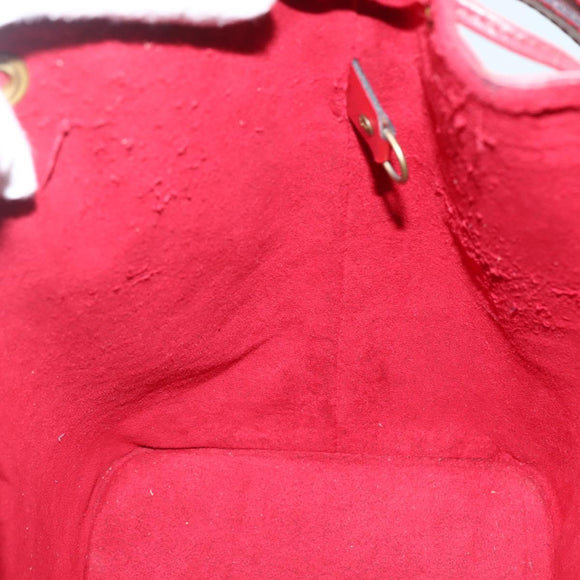 LOUIS VUITTON Epi Petit Noe Shoulder Bag Red M44107 LV Auth BA6069