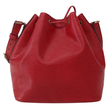 LOUIS VUITTON Epi Petit Noe Shoulder Bag Red M44107 LV Auth BA6069 - 0