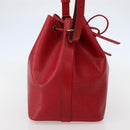 LOUIS VUITTON Epi Petit Noe Shoulder Bag Red M44107 LV Auth BA6069-3