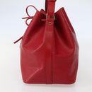 LOUIS VUITTON Epi Petit Noe Shoulder Bag Red M44107 LV Auth BA6069-4