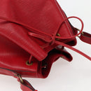 LOUIS VUITTON Epi Petit Noe Shoulder Bag Red M44107 LV Auth BA6069-6