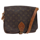 LOUIS VUITTON Monogram Cartouchiere GM Shoulder Bag M51252 LV Auth BA6070-1