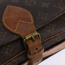 LOUIS VUITTON Monogram Cartouchiere GM Shoulder Bag M51252 LV Auth BA6070-9