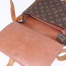 LOUIS VUITTON Monogram Cartouchiere GM Shoulder Bag M51252 LV Auth BA6070-18