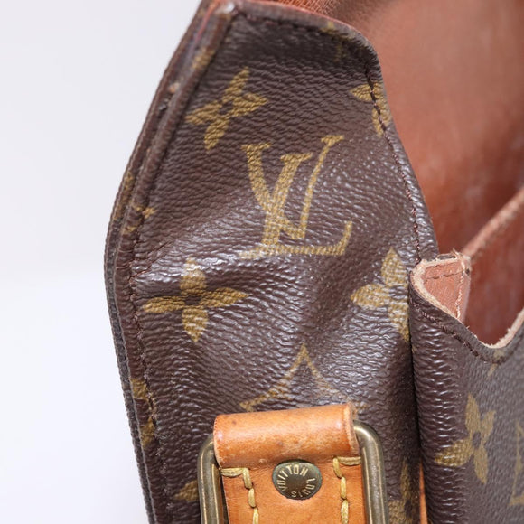 LOUIS VUITTON Monogram Cartouchiere GM Shoulder Bag M51252 LV Auth BA6070