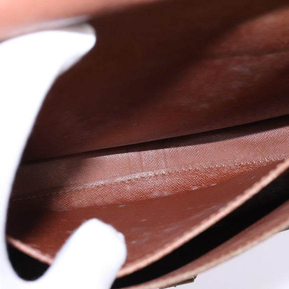 LOUIS VUITTON Monogram Cartouchiere GM Shoulder Bag M51252 LV Auth BA6070