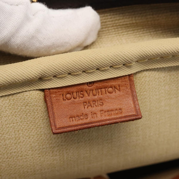 LOUIS VUITTON Monogram Deauville Hand Bag M47270 LV Auth BA6072