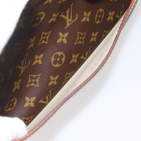 LOUIS VUITTON Monogram Deauville Hand Bag M47270 LV Auth BA6072