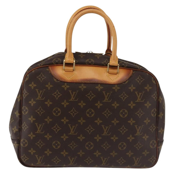 LOUIS VUITTON Monogram Deauville Hand Bag M47270 LV Auth BA6072
