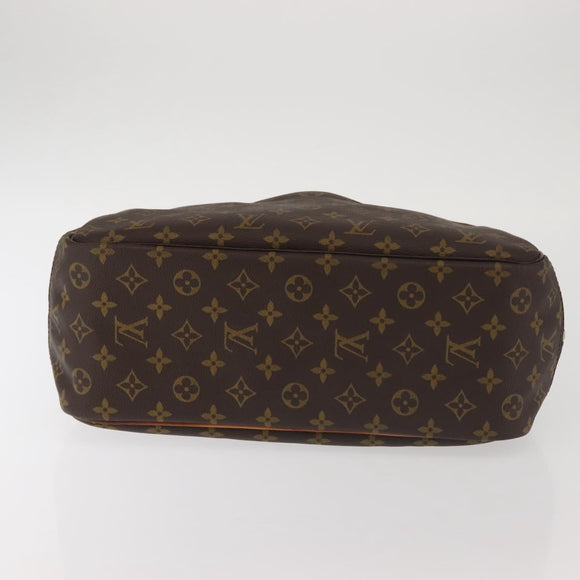 LOUIS VUITTON Monogram Deauville Hand Bag M47270 LV Auth BA6072