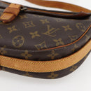 LOUIS VUITTON Monogram Jeune Fille GM Shoulder Bag M51225 LV Auth BA6073-14