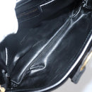 Salvatore Ferragamo Vala Shoulder Bag Leather Black Gold Auth BA6076-16