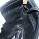 Salvatore Ferragamo Vala Shoulder Bag Leather Black Gold Auth BA6076-18