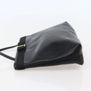 Salvatore Ferragamo Vala Shoulder Bag Leather Black Gold Auth BA6076-4