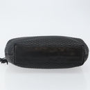 BALLY Hand Bag Leather Black Gold Auth BA6078-5