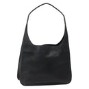 GUCCI Shoulder Bag Leather Black Silver 001 3167 Auth BA6079-1