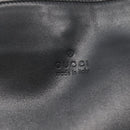 GUCCI Shoulder Bag Leather Black Silver 001 3167 Auth BA6079-15