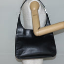 GUCCI Shoulder Bag Leather Black Silver 001 3167 Auth BA6079-23