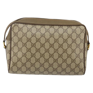 GUCCI GG Supreme Web Sherry Line Shoulder Bag PVC Beige 119 02 088 Auth BA6080 - 0