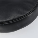 Christian Dior Shoulder Bag Leather Navy Gold Auth BA6082-10