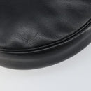 Christian Dior Shoulder Bag Leather Navy Gold Auth BA6082-12