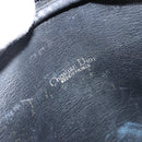 Christian Dior Shoulder Bag Leather Navy Gold Auth BA6082-16