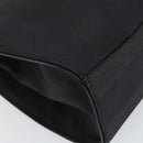 FENDI Pecan Canvas Hand Bag Black Gold Auth BA6083-13