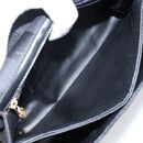 FENDI Pecan Canvas Hand Bag Black Gold Auth BA6083-18