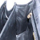 FENDI Pecan Canvas Hand Bag Black Gold Auth BA6083-20