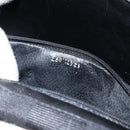 FENDI Pecan Canvas Hand Bag Black Gold Auth BA6083-23