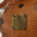 MCM Logogram Vicetos Shoulder Bag PVC Leather Brown Gold Auth BA6085-12