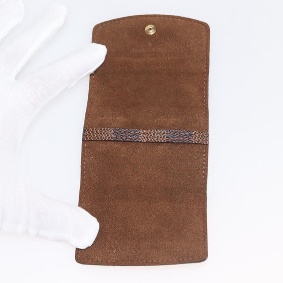 LOUIS VUITTON Damier Ebene Cuffs Cuff Case LV Auth BA6087