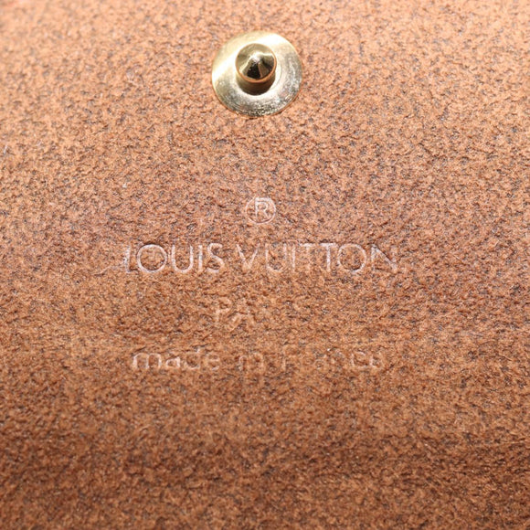 LOUIS VUITTON Damier Ebene Cuffs Cuff Case LV Auth BA6087