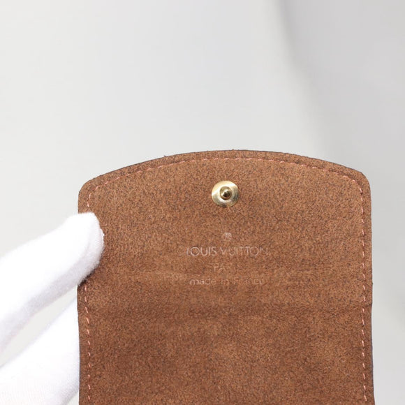 LOUIS VUITTON Damier Ebene Cuffs Cuff Case LV Auth BA6087