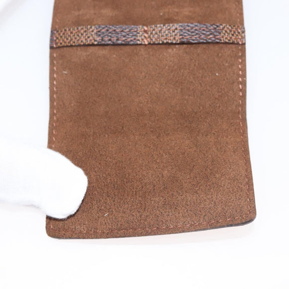 LOUIS VUITTON Damier Ebene Cuffs Cuff Case LV Auth BA6087