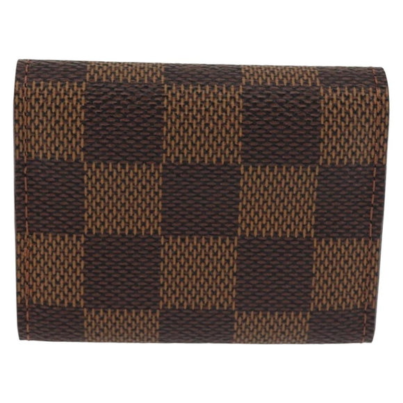 LOUIS VUITTON Damier Ebene Cuffs Cuff Case LV Auth BA6087