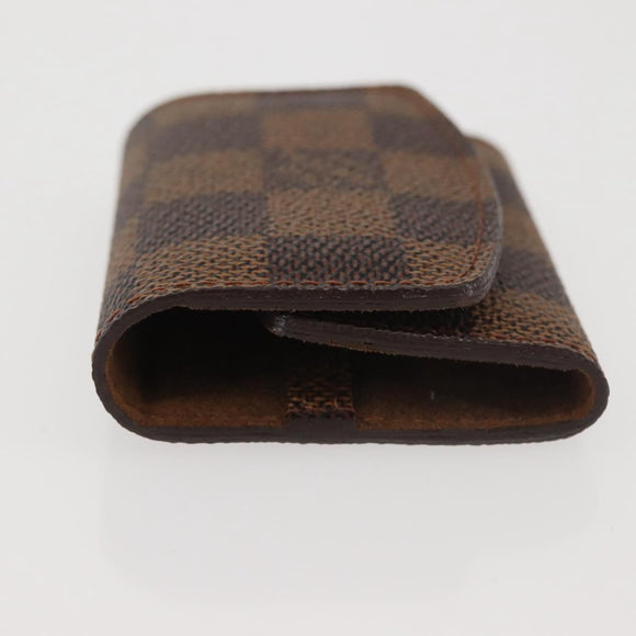 LOUIS VUITTON Damier Ebene Cuffs Cuff Case LV Auth BA6087