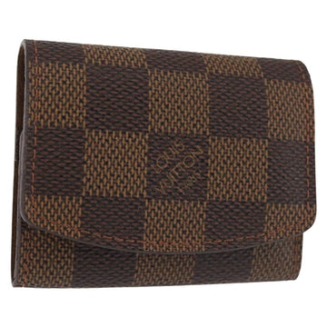 LOUIS VUITTON Damier Ebene Cuffs Cuff Case LV Auth BA6088
