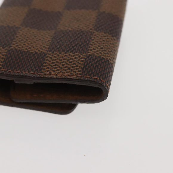 LOUIS VUITTON Damier Ebene Cuffs Cuff Case LV Auth BA6088