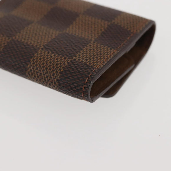 LOUIS VUITTON Damier Ebene Cuffs Cuff Case LV Auth BA6088
