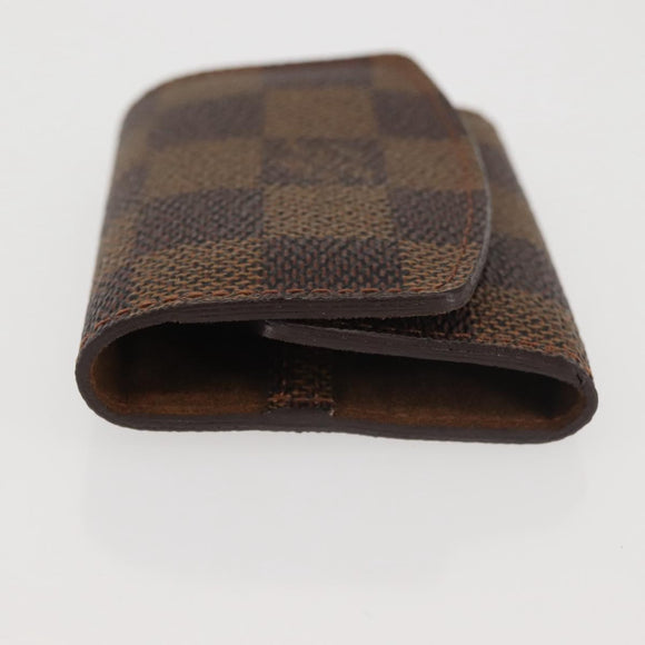 LOUIS VUITTON Damier Ebene Cuffs Cuff Case LV Auth BA6088