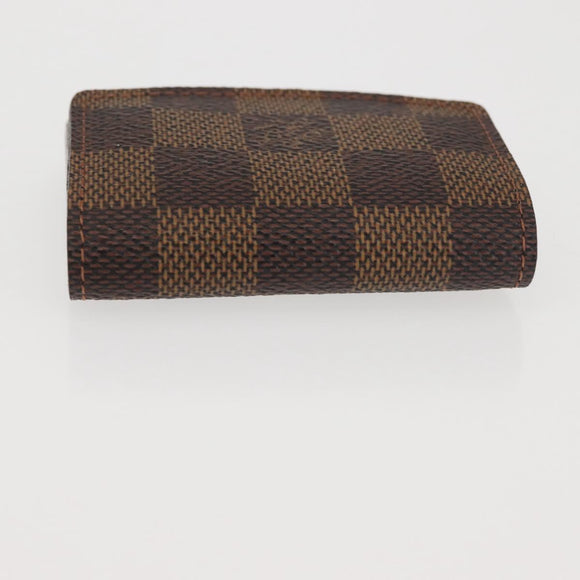 LOUIS VUITTON Damier Ebene Cuffs Cuff Case LV Auth BA6088