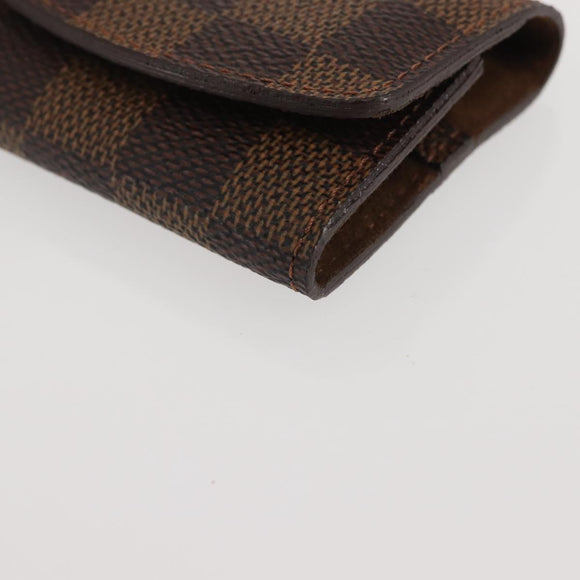 LOUIS VUITTON Damier Ebene Cuffs Cuff Case LV Auth BA6088