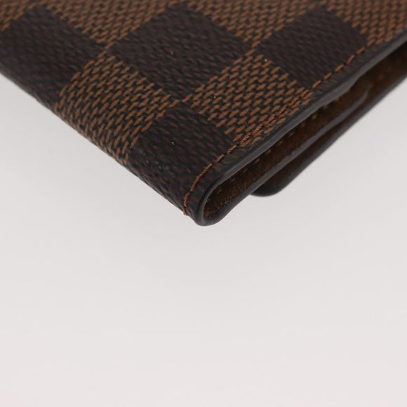 LOUIS VUITTON Damier Ebene Cuffs Cuff Case LV Auth BA6089