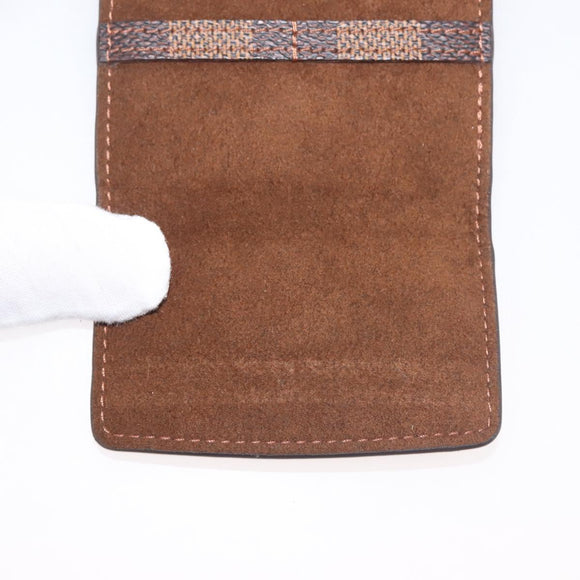 LOUIS VUITTON Damier Ebene Cuffs Cuff Case LV Auth BA6089