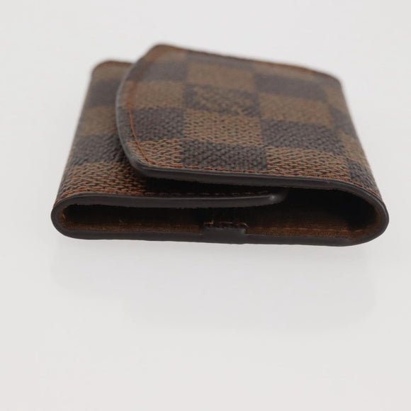 LOUIS VUITTON Damier Ebene Cuffs Cuff Case LV Auth BA6089