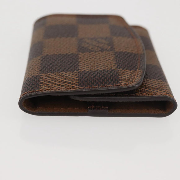LOUIS VUITTON Damier Ebene Cuffs Cuff Case LV Auth BA6089