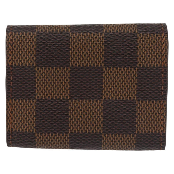 LOUIS VUITTON Damier Ebene Cuffs Cuff Case LV Auth BA6090