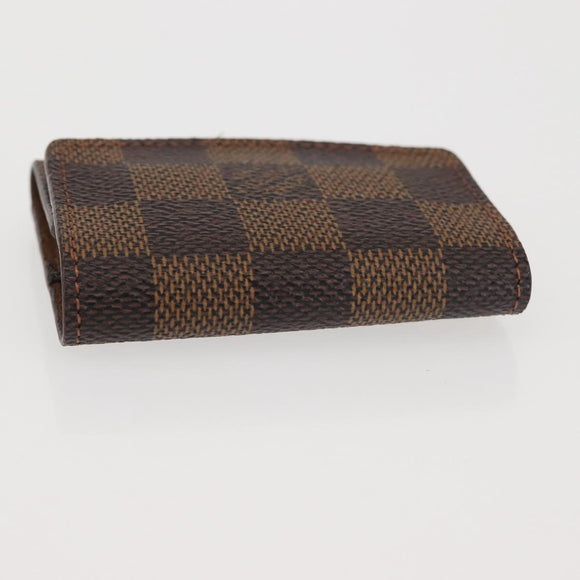LOUIS VUITTON Damier Ebene Cuffs Cuff Case LV Auth BA6090