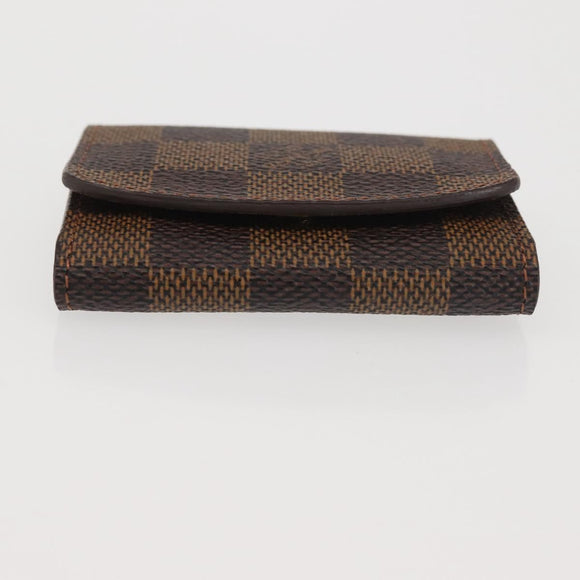 LOUIS VUITTON Damier Ebene Cuffs Cuff Case LV Auth BA6090